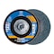Pferd 4-1/2" x 5/8-11 Thd. POLIFAN Flap Disc - Z PSF STEELOX, Zirconia, 60 Grit, Flat 62034 - alternate 1